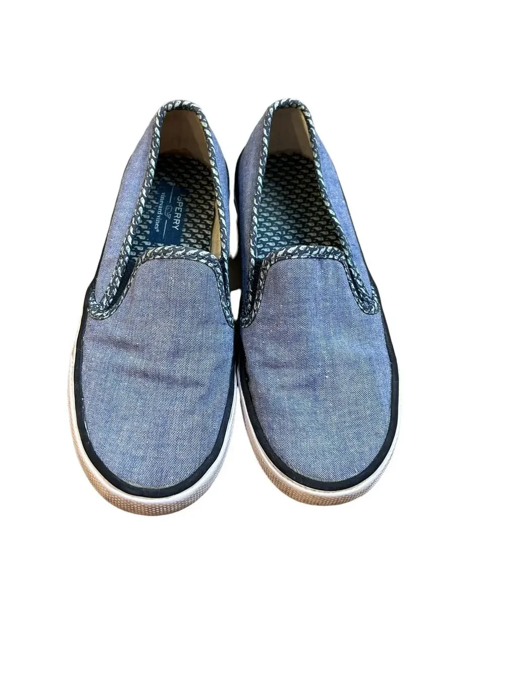 Sperry vineyard Vines Blue Slip On Shoes  SIZE 13